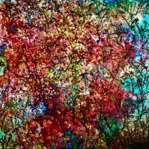 Cherry Tree – Vibrant Abstract Painting