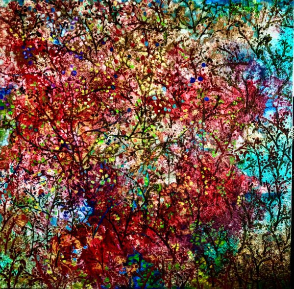 Cherry Tree – Vibrant Abstract Painting